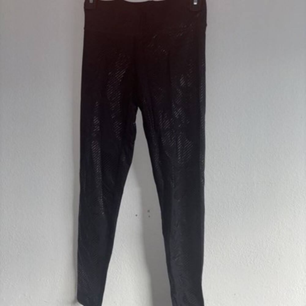 Terez Black Shimmer Camo Legging Sz S NEW